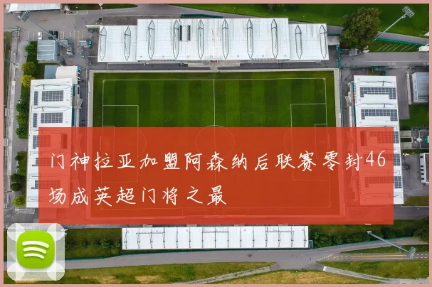 门神拉亚加盟阿森纳后联赛零封46场成英超门将之最